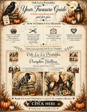 Load image into Gallery viewer, Treasure Drop #3- Free Pumpkin Hallow Petite Envelopes /w Tags- Ooh La La Printables