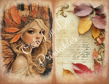 Load image into Gallery viewer, Gentle Autumn Fairies Journal Bundle- Ooh La La Printables