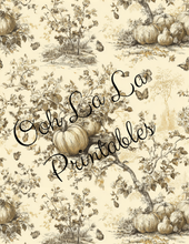 Load image into Gallery viewer, Autumn Toile- Ooh La La Printables