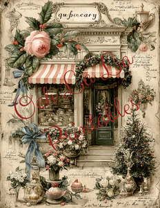 Christmas Patisserie- Ooh La La Printables