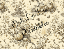 Load image into Gallery viewer, Autumn Toile- Ooh La La Printables