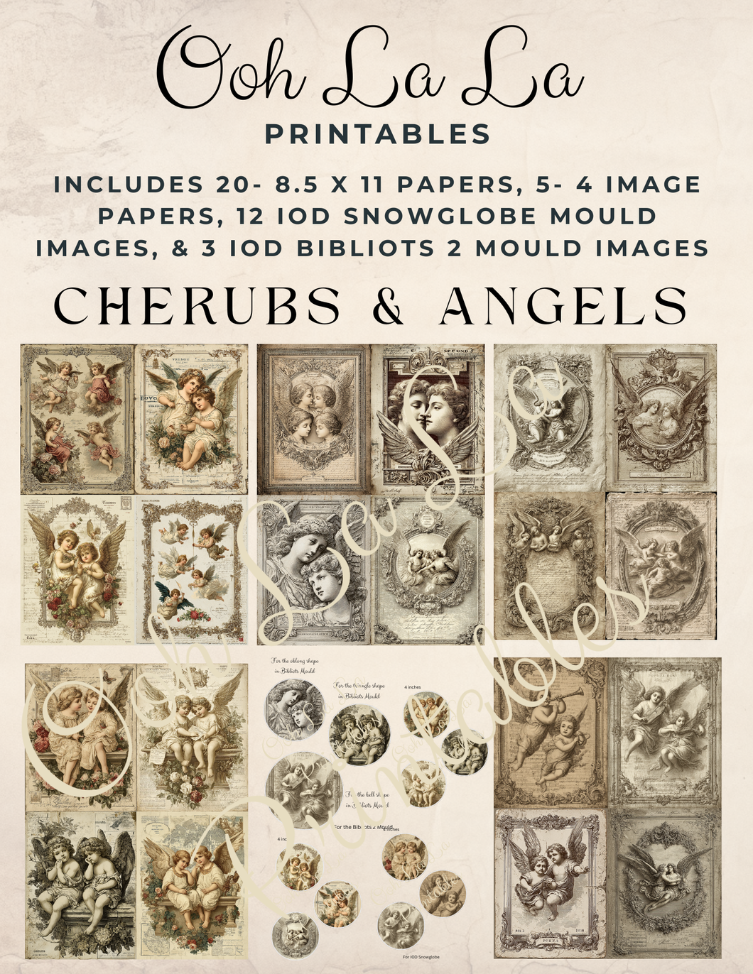 Cherubs & Angels- Ooh La La Printables