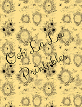 Load image into Gallery viewer, Autumn Toile- Ooh La La Printables
