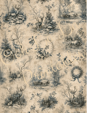 Load image into Gallery viewer, Winter Holiday Toile- Ooh La La Printables