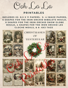 Christmases Of Yesteryear- Ooh La La Printables