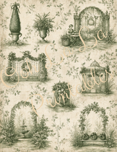 Load image into Gallery viewer, Winter Holiday Toile- Ooh La La Printables