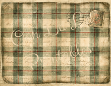 Load image into Gallery viewer, Vintage Plaids- Ooh La La Printables