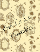 Load image into Gallery viewer, Autumn Toile- Ooh La La Printables