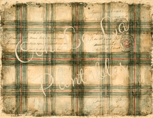 Load image into Gallery viewer, Vintage Plaids- Ooh La La Printables