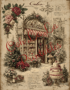 Christmas Patisserie- Ooh La La Printables
