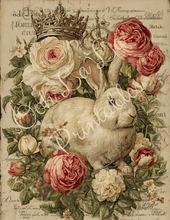 Load image into Gallery viewer, Vintage Le Lapin- Ooh La La Printables