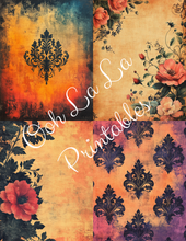 Load image into Gallery viewer, Bewitching Witches &amp; Backgrounds- Ooh La La Printables