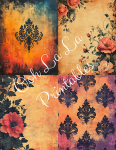 Bewitching Witches & Backgrounds- Ooh La La Printables