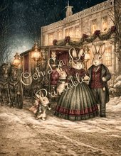 Load image into Gallery viewer, Christmas with the Bunnymores- Ooh La La Printables