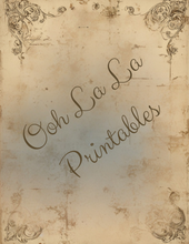 Load image into Gallery viewer, Backgrounds &amp; Book Prints- Ooh La La Printables