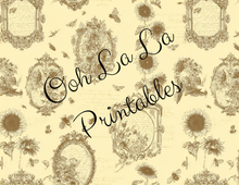 Load image into Gallery viewer, Autumn Toile- Ooh La La Printables