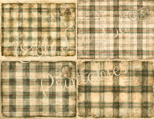 Load image into Gallery viewer, Vintage Plaids- Ooh La La Printables