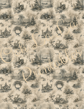 Load image into Gallery viewer, Winter Holiday Toile- Ooh La La Printables