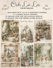 Load image into Gallery viewer, Noel des Roses- Ooh La La Printables