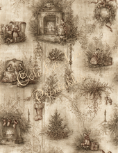 Load image into Gallery viewer, Winter Holiday Toile- Ooh La La Printables