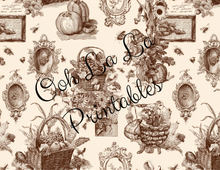 Load image into Gallery viewer, Autumn Toile- Ooh La La Printables