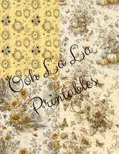 Load image into Gallery viewer, Autumn Toile- Ooh La La Printables