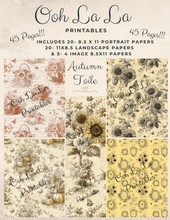 Load image into Gallery viewer, Autumn Toile- Ooh La La Printables