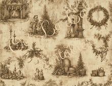 Load image into Gallery viewer, Winter Holiday Toile- Ooh La La Printables