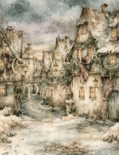 Load image into Gallery viewer, Winter Bleu Belsnickle Storybook Scenes- Ooh La La Printables