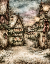 Load image into Gallery viewer, Cranberry Noel Belsnickle Storybook Scenes- Ooh La La Printables
