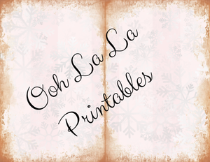 Snowy Christmas Cottages- Ooh La La Printables