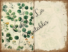 Load image into Gallery viewer, White Botanical Journal- Ooh La La Printables