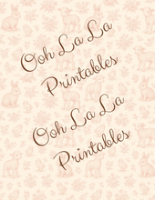 Load image into Gallery viewer, Easter Toile Papers- Ooh La La Printables