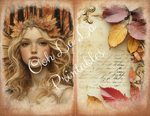 Load image into Gallery viewer, Gentle Autumn Fairies Journal Bundle- Ooh La La Printables