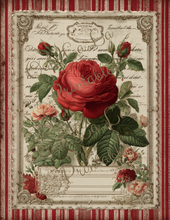 Load image into Gallery viewer, Red French Stripes- Ooh La La Printables