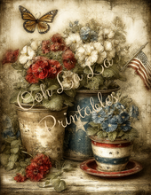 Load image into Gallery viewer, 4th Of July- Ooh La La Printables