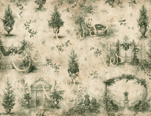 Load image into Gallery viewer, Winter Holiday Toile- Ooh La La Printables