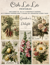 Load image into Gallery viewer, Garden's Delight- Ooh La La Printables