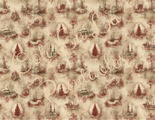 Load image into Gallery viewer, Winter Holiday Toile- Ooh La La Printables