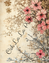 Load image into Gallery viewer, Pink Christmas Florals-Ooh La La Printables