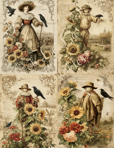 Sunflowers & Scarecrows- Ooh La La Printables