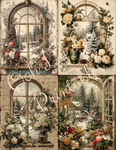 Christmas Countryside Manor- Ooh La La Printables