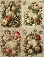 Load image into Gallery viewer, Vintage Le Lapin- Ooh La La Printables