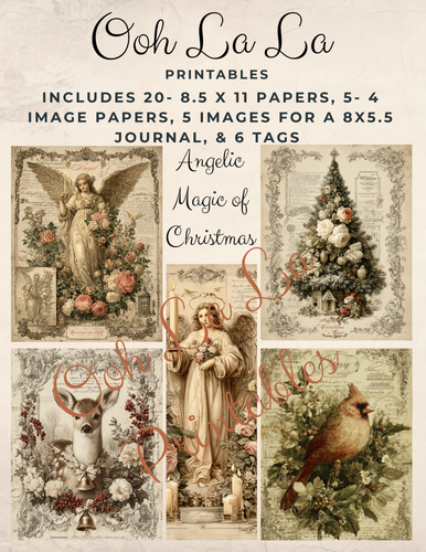 Angelic Magic of Christmas- Ooh La La Printables