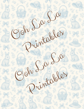 Load image into Gallery viewer, Easter Toile Papers- Ooh La La Printables