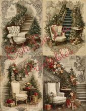 Load image into Gallery viewer, Elegant Vintage Holidays- Ooh La La Printables