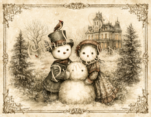 Load image into Gallery viewer, Winter at Snowton Abbey Petite Collection- Ooh La La Printables