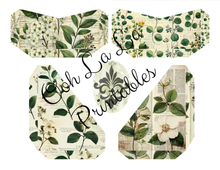 Load image into Gallery viewer, White Botanical Journal- Ooh La La Printables