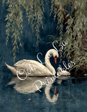 Load image into Gallery viewer, Robin&#39;s Swans Bundle- Ooh la La Printables