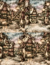 Load image into Gallery viewer, Cranberry Noel Belsnickle Storybook Scenes- Ooh La La Printables